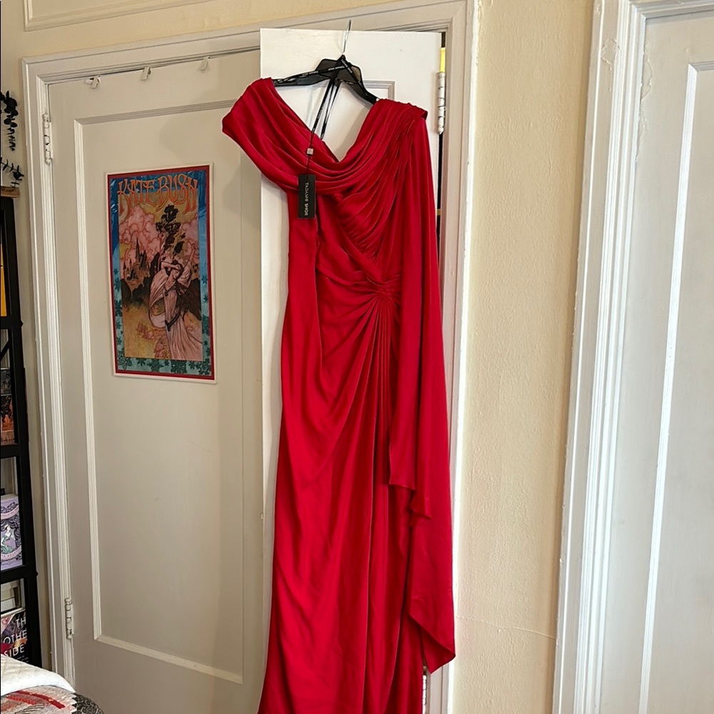 Tadashi Shoji Red Evening Gown